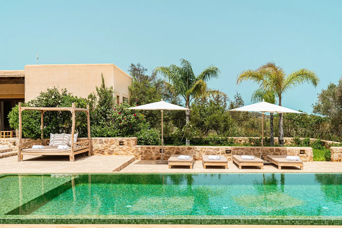 Villa Jaia — pool and gardens, Ibiza